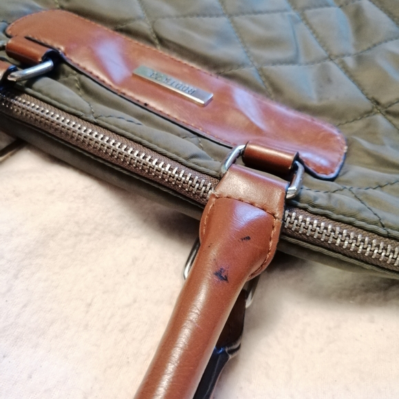 Roots Quilted Crossbody Tote Bag - Picture 6 of 13